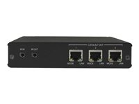 Startech Kit extendeur HDBaseT 3 ports avec 3 récepteurs - Splitter HDMI 1x3 via Cat5 - Système de distribution HDBaseT 1 vers 3 - 4K - Prolongateur audio/vidéo - jusqu'à 70 m ST124HDBT