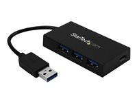 Startech Hub USB 3.0 - 4 ports - USB A vers 3x USB-A 1x USB-C - Concentrateur USB Type-C - Hub USB - Concentrateur (hub) - 4 x SuperSpeed USB 3.0 - de bureau - pour P/N: CFASTRWU3C, SDMSDRWU3AC HB30A3A1CFB