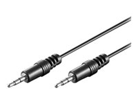 Neklan - Câble audio - mini-phone stereo 3.5 mm mâle pour mini-phone stereo 3.5 mm mâle - 10 m - blindé - noir 2061586